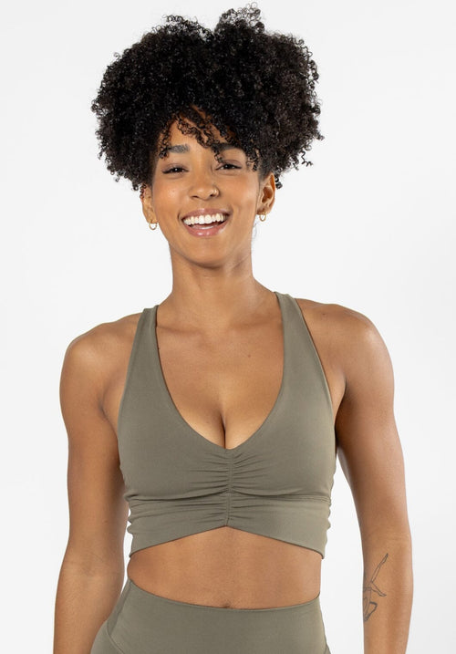 Reluna Ruched Bra Everglades Sports Bras Paragon Fitwear 