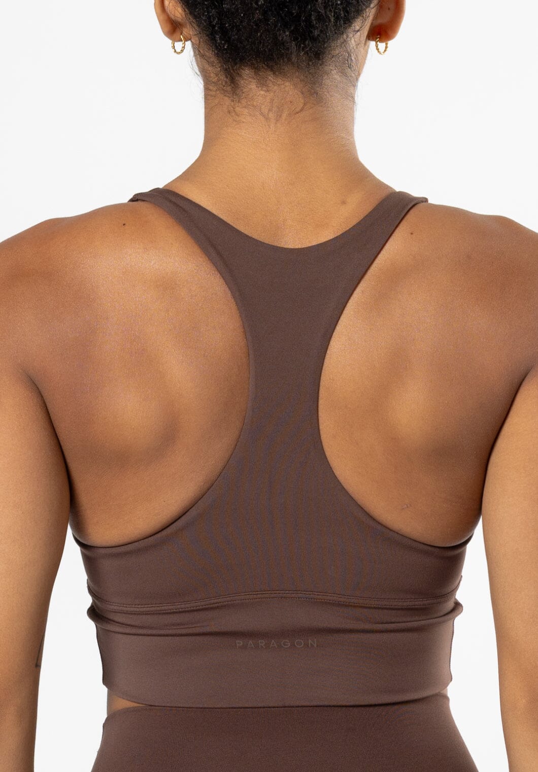 Reluna Ruched Bra Walnut Sports Bras Paragon Fitwear 