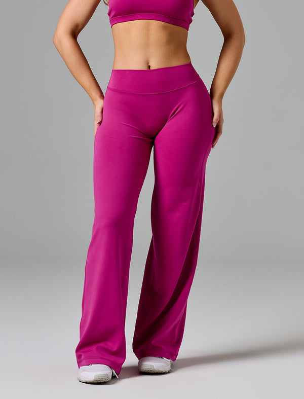 Low-Rise Straight Leg Pants