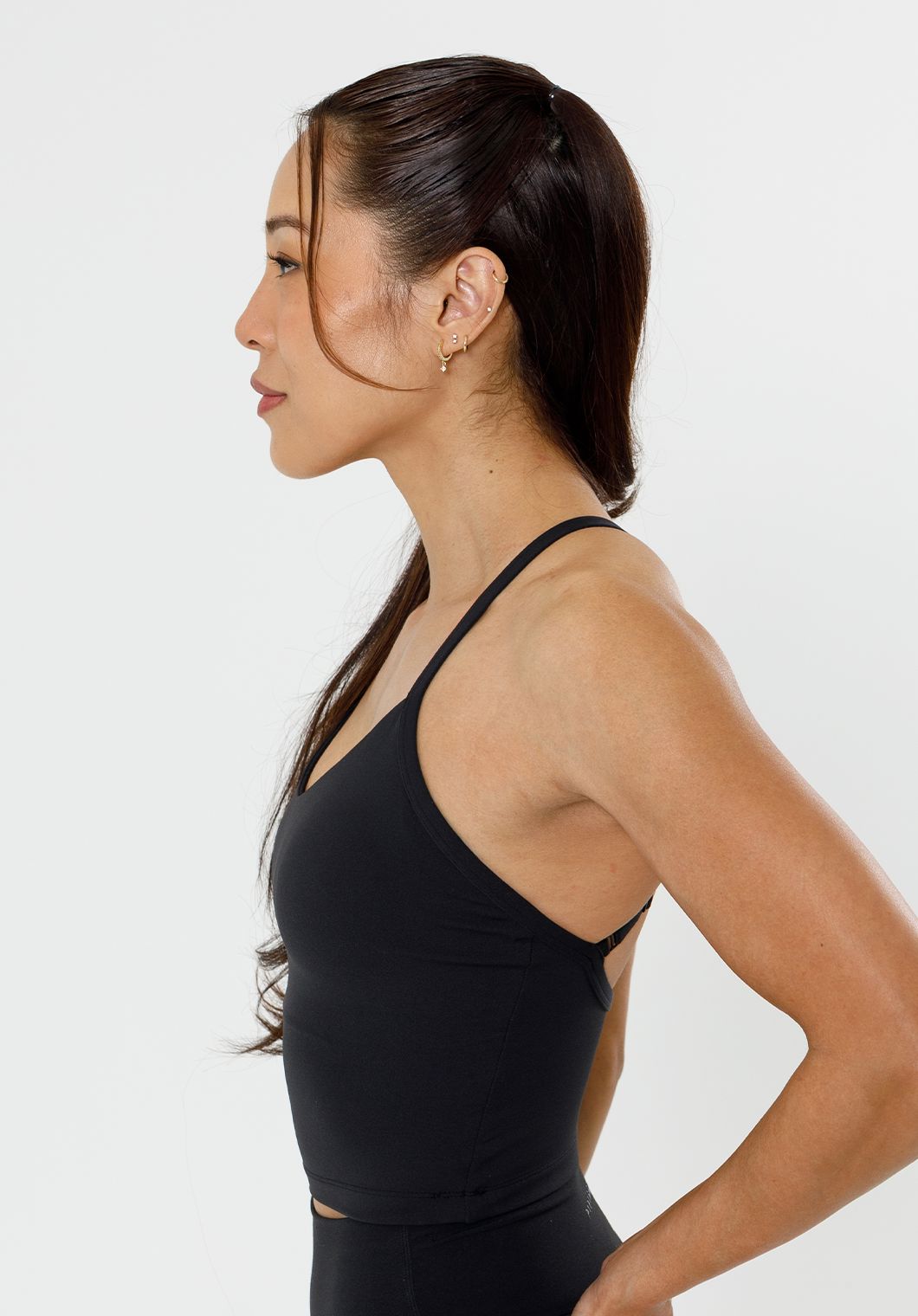 Recstretch™ Studio Top Black Tops/Tanks Paragon Fitwear 