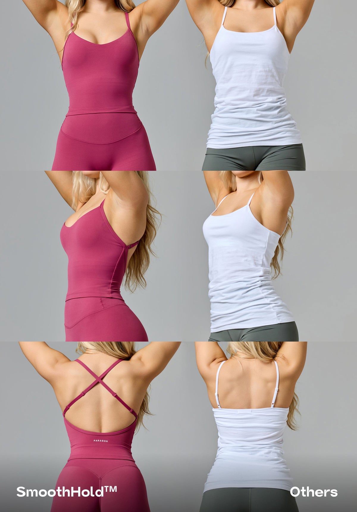 RecStretch™ SmoothHold™ Studio Top Espresso Tops/Tanks Paragon Fitwear 