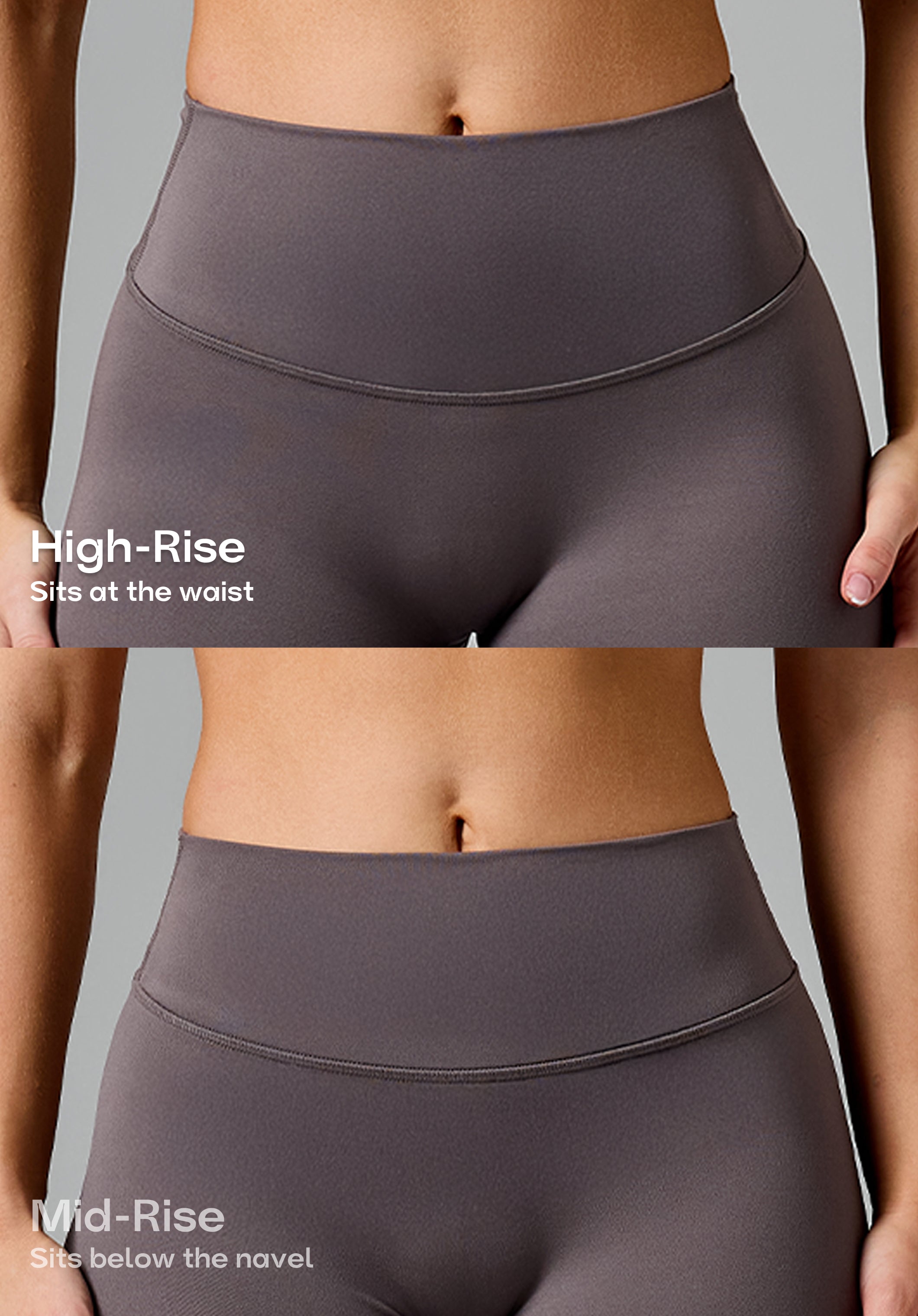 Reluna Original High-Rise Sculptseam® Plus Short 5" Cement Shorts Paragon Fitwear 