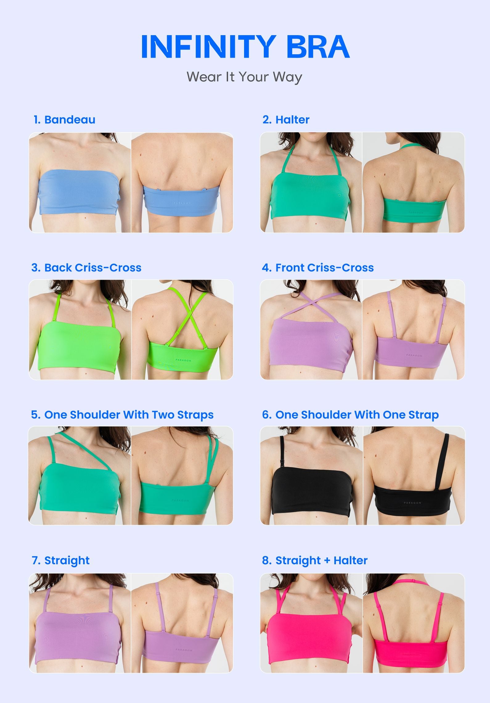 Reluna™ Infinity Bra Rave Sports Bras Paragon Fitwear 