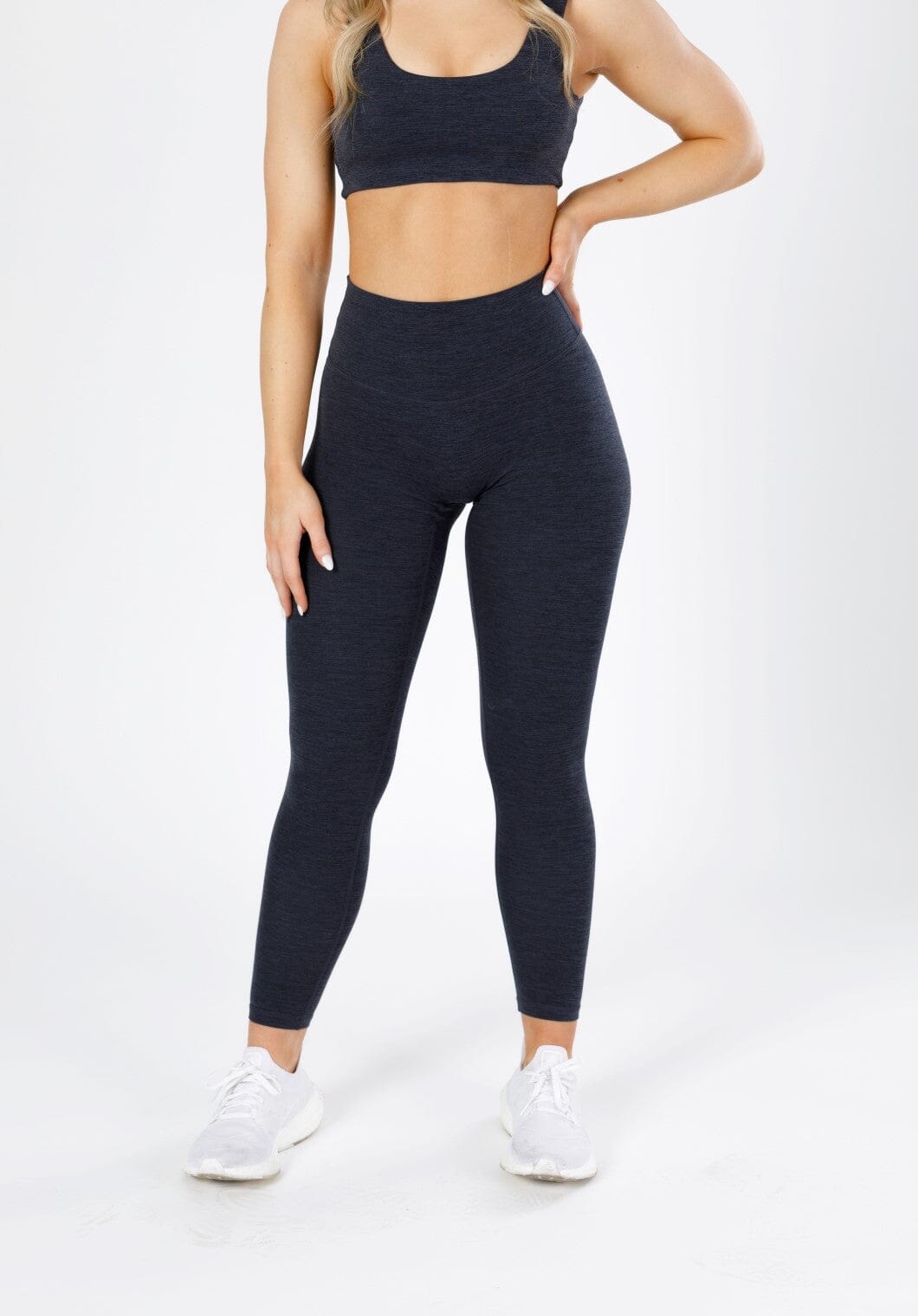 Reluna Spacedye Original Sculptseam Legging Black Static Sports Bras Paragon Fitwear 