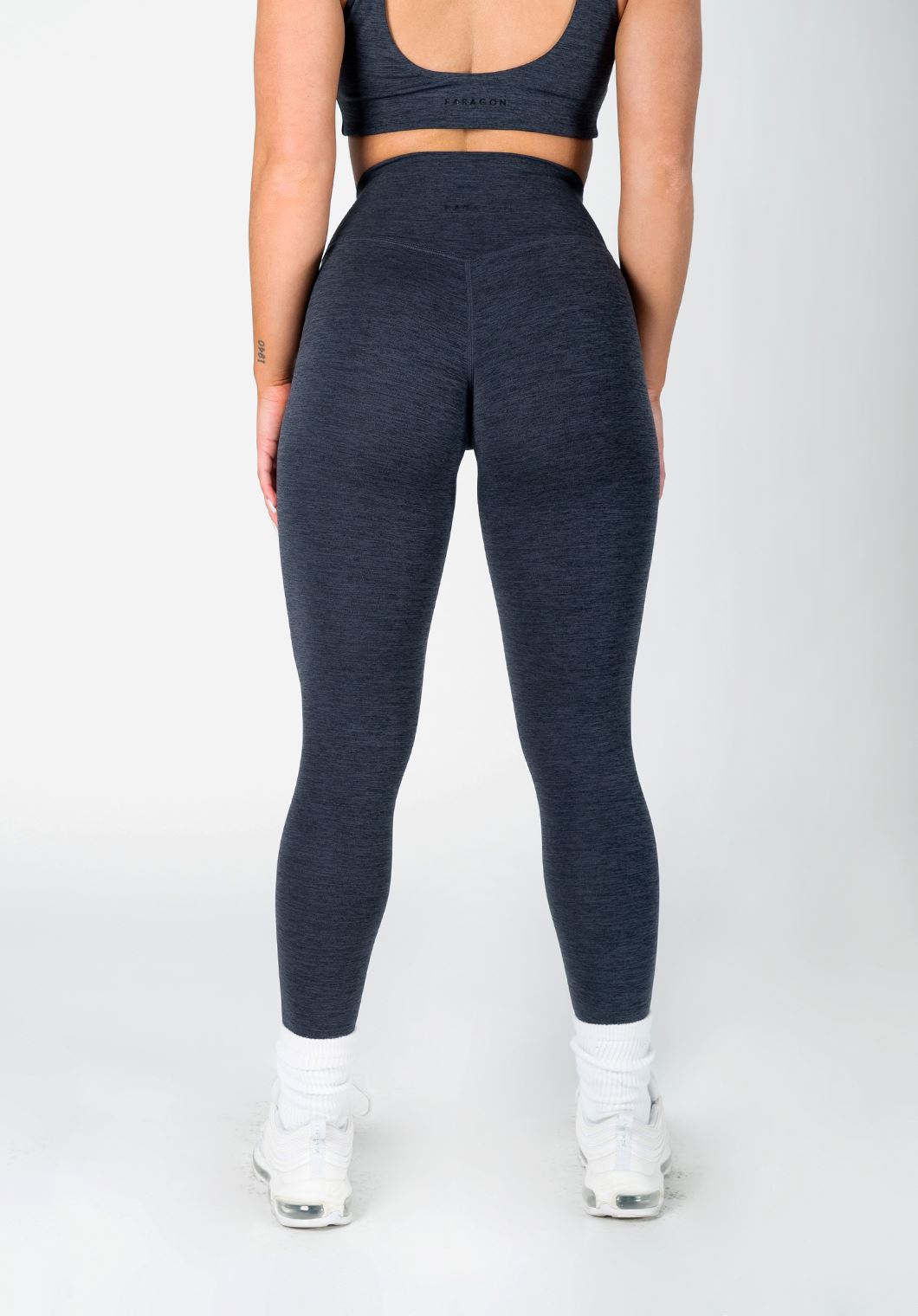 Reluna Spacedye Original Sculptseam Legging Black Static Sports Bras Paragon Fitwear 